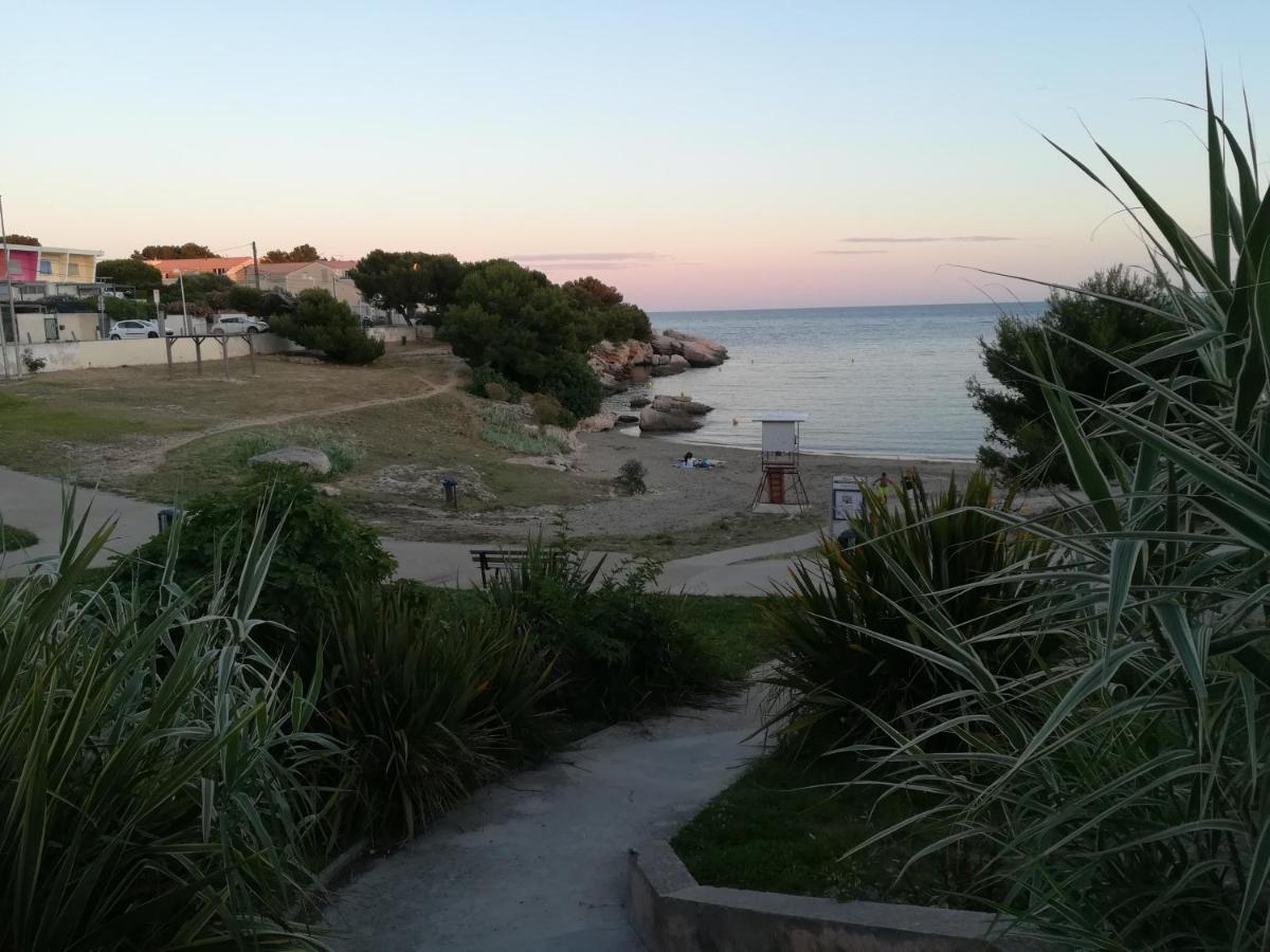 Bel Appartement Avec Terrasse - Plage De Carro A Pied Martigues Kültér fotó