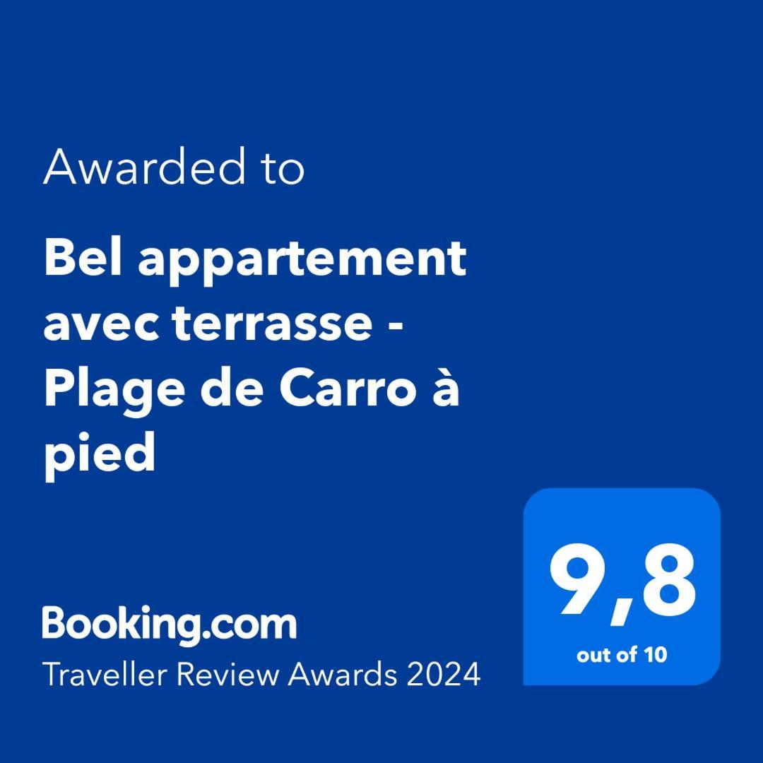 Bel Appartement Avec Terrasse - Plage De Carro A Pied Martigues Kültér fotó